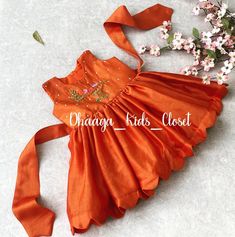 Traditional Frocks, Baby Girl Dresses Indian, Traditional Baby Dresses, Indian Baby Girl