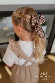 New fall hair accessories series for some hair inspo for the season! Obsessed with this half up hairstyle and cute bow accessory. Tap to shop the hair tools and products I used! Fall Hair Accessories, Bow Accessories, Half Up Hair, Cute Bow, Cute Bows, Half Up