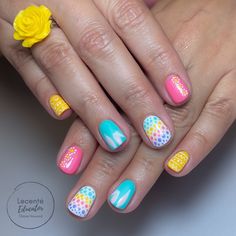 All the Easter Vibes in this cute Spring manicure. @lovelecente @asos @cosmopolitanuk @glamourmaguk @glossyboxuk #nails #nailart #easternails #springnails #springmani #pastelnails #gelnails #eastermani #manicure #nails #seasonalnailart #lecente #easter #spring #pastels Short Almond Easter Nails, Easter Nails Shellac, Bright Easter Nails, Spring Time Nails Short, Easter Nails By Skin Tone Range, Easter Nail Designs 2024, Fun Easter Nails, Easter Nails 2024, Fun Spring Nail Art