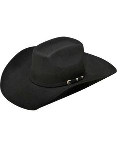 Ariat Added Money 2X Felt Cowboy Hat Black Felt Hat With Flat Crown For Ranch, Western Flat Bill Hat For Rodeo, Western Style Flat Bill Hat For Rodeo, Western Fitted Felt Hat With Flat Bill, Fitted Western Felt Hat With Flat Bill, Western Felt Hat With Flat Bill, Adjustable Flat Bill Felt Hat For Western-themed Events, Black Western Hat Bands With Flat Bill, Adjustable Felt Hat For Western-themed Events With Flat Bill