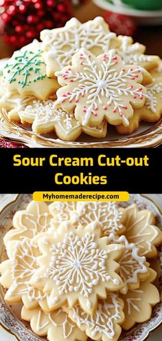 These sour cream cut-out cookies are soft, buttery, and perfect for decorating. Ideal for holiday baking with family and friends! Ingredients: 2 cups flour 1 cup sugar ½ cup sour cream 1 egg Make these cut-out cookies for a holiday baking activity that's perfect for decorating and enjoying Best Cutout Sugar Cookies Christmas, Stella Dora Cookies, Cookies Made With Cream Cheese Holidays, Sour Cream Christmas Cutout Cookies, Sugar Cut Out Cookies Recipe, Swedish Cream Cookies, Sugar Cookie Cut Outs Recipe, Classic Sugar Cookie Recipe Cut Out, Sugar Cookie Recipe Sour Cream