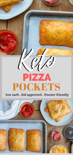 ketlo pizza pockets with text overlay