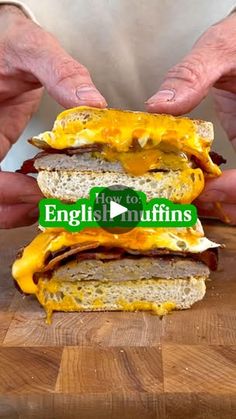 304K views · 1.2K reactions | How to make English muffins.
 
Ingredients:
English muffins (8 Portions)
450g Flour (strong)
1tsp Salt
1tsp Sugar
10g Yeast (dried)
50g Butter
250g Milk (whole)
 
- Make the milk slightly warm and melt the butter inside. Mix all ingredients well for 5 minutes with the dough hook
- Leave to prove for 20/30 minutes (until doubled in size), roll to the correct thickness using fine semolina, can cut into disks.
- Leave for another 20/30 minutes and prove covered. They should double in size.
- Cook over a medium heat in a flat pan. Colour each side of the muffin, if it still feels slightly raw cook in a hot oven for 5/10 minutes.
 
#egg #breakfast #muffin #butter #mcmuffin #sausage #bacon | Matthew Ryle