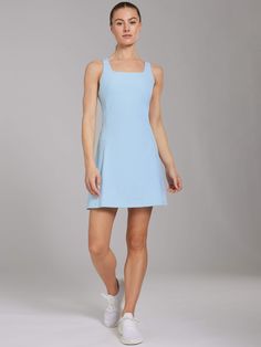 Designed with a luxurious Italian fabric, this elevated performance dress is the perfect staple for the court. The fabric is breathable and features plenty of stretch so you can move freely through the day. Finished with a flattering cut out on the back. Performance Dresses, Tennis Dress, Italian Fabric, Iron Decor, The Court, Everyday Wardrobe, Sale Design, Women's Dresses, Design Details