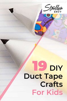 Pick up a few rolls of duct tape in fun colors and designs to make these creative DIY duct tape crafts for kids. There are so many cool ideas! #strollerenvy #diyducttapecrafts Duct Tape Bookmarks, Cute Locker Decorations, K Cup Crafts, Magic Tricks For Kids, Creative Art Projects, Fireworks Craft, Rainbow Themed Birthday Party, Pencil Crafts