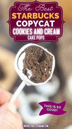 the best starbucks copycat cookies and cream cake pops