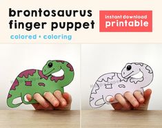 These dinosaur finger puppets are great for a Dinosaur Birthday party activity or as a school craft project. Expecting a lot of children? No problem! Buy once and print as many times as you need. These finger puppets are ready to be printed, cut, and enjoyed. Get the dinosaur finger puppets set --> https://www.etsy.com/listing/948131461 Check out all finger puppets --> https://www.etsy.com/shop/HappyPaperTime?section_id=25945163 ------------------------------------------------------------------- Craft Dinosaur, Dinosaur Crafts Kids, Puppet Printable, Dinosaur Brontosaurus, Pen Pal Kit, Dinosaurs Preschool, Puppets Diy, Dinosaur Crafts, School Craft