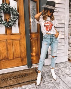 Nashville Style Outfits, Neo Grunge, Karina Style, Outfit Essentials, Tokyo Street Fashion, Booties Outfit, Nashville Style