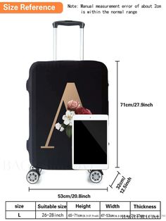 BagForLove - 26-28 Inch Suitcase Protective Cover - Essential Travel Luggage Accessory Product Description Color Black Pattern Type Plants Features Foldable Closure Type Buckle Material Polyester Composition 100% Polyester Details Pictures Similar Products h2 { text-align: center; } /* æ¢è¡ */ li{ white-space: normal; word-break: break-all; word-wrap: break-word; } .red-box { width: 100%; display: flex; flex-direction: row; flex-wrap: wrap; justify-content: center; } .red-box > div { width: 19 Black Rectangular Travel Cases, Portable Black Travel Accessories For Trip, Black Rectangular Travel Bag As Gift, Black Rectangular Cases With Luggage Sleeve, Black Rectangular Portable Luggage, Portable Black Rectangular Luggage, Travel Suitcase, Luggage Cover, Suitcase Traveling