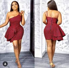 #ankara #ankaradress Chitenge Outfits, Short Ankara Dresses, Ankara Short Gown Styles, Best African Dresses, Short African Dresses, African Wear Dresses, Afrikaanse Mode, African Fashion Ankara, African Fashion Women Clothing