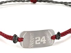 Baseball or softball bracelets personalized waterproof sports | Etsy Softball Bracelets, Softball Bracelet, Baseball Team Gift, Baseball Jewelry, Baseball Bracelet, Baseball Crafts, Mini Dog, Medical Bracelet, Sports Bracelet