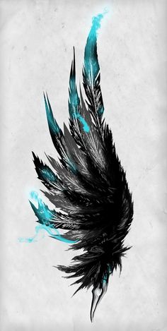 "Take these broken wings and learn to fly"...  Icarus Ink Wing tattoo by Brandon McCamey, via Behance Tato Phoenix, Best Cover Up Tattoos, Men Tattoos, Broken Wings, Wing Tattoo, Cat Tattoos, Charcoal Drawings, Tiny Tattoo