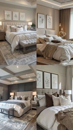 Bed Bedroom Ideas, Spa Bedroom, Fall Bedroom Ideas, Cozy Fall Bedroom, Comfy Bedroom, Fall Bedroom, Bed Bedroom, Cozy Room Decor, Upholstered Sectional