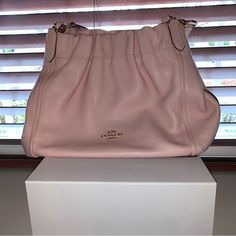 Beautiful Blush Pink, Used Once! In Great Condition, No Marks On Outside Or Inside. Authentic Coach Bags Coach, Coach Shoulder Bag, Coach Bags, Blush Pink, Shoulder Bags, Blush, Bag Lady, Shoulder Bag, Pink