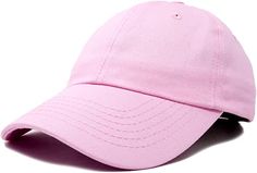 a pink baseball cap on a white background