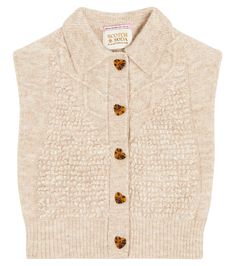 Sweater Vest in Beige - Scotch Soda Kids | Mytheresa Diy Fashion Clothing, Vintage Inspired Outfits, Cardigan Vest, Scotch Soda, Kids Sweater, Retro Outfits, Sweater Vest, Scotch, Sweater Shop