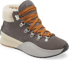 SOREL Out N' About III Conquest Waterproof Boot (Women) | Nordstromrack Sorel Out N About Boots, Waterproof Suede Boots, Waterproof Leather Boots, Sorel Womens, Snow Boots Women, Leather Boot, Waterproof Boots, Converse High Top Sneaker