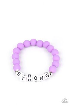 5 bracelets in assorted colors and shapes. Infused with beads that spell out inspirational words across the wrist, the stretchy bracelets feature matte beads that vary in shades of blue, pink, purple, yellow, and green. The motivational words include, "Strong," Happy," Lucky," Smart," and "Brave." P9SS-MTXX-282XX Note from Bee: The children's jewelry is hypoallergenic - and most are adjustable (or stretchy). We do not offer necklaces (for safety reasons). Browse the category to see all the cuten Unicorn Frame, Motivational Bracelets, Bead Frames, Paparazzi Accessories Jewelry, Children's Jewelry, Stretchy Beaded Bracelet, Word Bracelet, Blue Pink Purple, Inspirational Bracelets