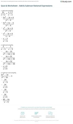 the printable worksheet for addition and subtractional expressions is shown