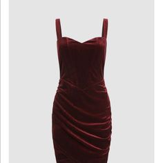 Burgundy Color Tts Zips In Back Velvet Short Dress Hoco, Burgundy Corset, Short Maroon Dress, Cami Mini Dress, Mini Cami Dress, Hoco Dresses, Burgundy Color, Short Dress, Lady In Red