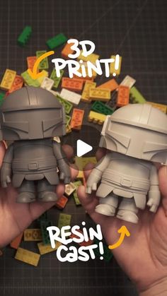 FEAST/ Frank Montano on Instagram: "Making molds doesn’t need to complicated. If you want to know more check out the full video! 

Bricks by @lego
Clay from @monsterclayusa 
Silicone & Resin from @smoothon 
Model by @thefeaststudio 

#resinart #moldmaking #siliconemolds #toyart #arttoys #thefeaststudio #lego #legobricks"