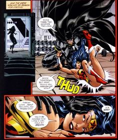 the comic page for batman and wonder