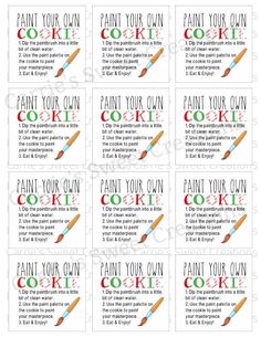 printable paint your own coupons