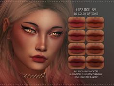 the lipstick n4 is color options for females