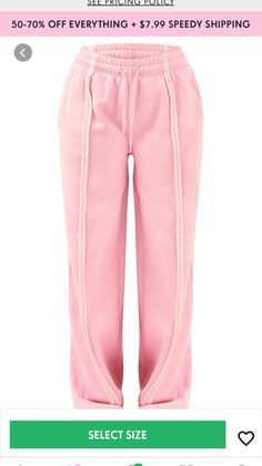 Pretty Little Thing Pants, Cheap Y2k Pink Pants, Plt Clothing Finds, Pretty Little Thing Finds, Cheap Pink Y2k Pants, Pink Juicy Couture Track Suit Aesthetic