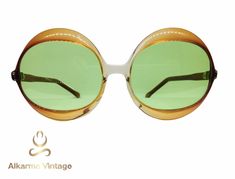 Vintage sunglasses Unknown Brand  made In France 1960S lens Glass Green  | eBay Vintage Round Frame Sunglasses With Polarized Lenses, Vintage Polarized Round Frame Sunglasses, Retro Sunglasses With Uva Protection For Party, Retro Round Frame Glass Sunglasses, Retro Party Sunglasses With Uva Protection, Retro Green Sunglasses For Parties, Retro Green Sunglasses For Party, Vintage Sunglasses With Gradient Glass Lenses, Retro Round Frame Sunglasses For Spring