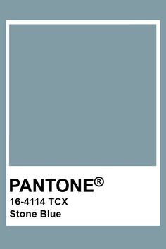 the pantone color is shown in blue