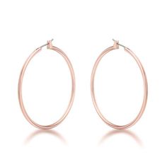 When you want your earrings to speak with more than a whisper these rose gold plated hoops do the trick. People notice studs. People stop and look twice with hoops like these. Lobster Jewelry, Large Silver Hoop Earrings, Rose Gold Hoop Earrings, Hoop Earrings Style, Large Hoop Earrings, Brass Earrings, Gold Hoops, Gold Hoop, To Speak