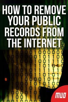 the cover of how to remove your public records from the internet, with an image of a man's face