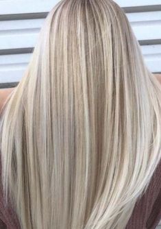 Super Blonde Hair With Lowlights, Blond Hair With Highlights Straight, Blonde Highlights On Blonde Hair Straight, Blonde Hair With Dark Lowlights Straight, Blonde With Lowlights Straight Hair, Full Head Blonde Highlights Straight Hair, Blonde Hair Colour Shades, Balayage Straight, Sandy Blonde Hair