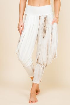 Mocha Tie-Dye Patchwork Pants#color_mocha-tie-dye-patchwork Lounging At Home, Versatile Pants, Velvet Leggings, Lace Jacket, Black Tie Dye, Velvet Jacket, Patchwork Dress, Yoga Class, Going To Work