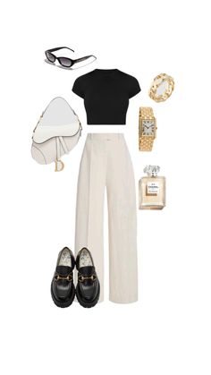 Trendy summer 2024 outfit inspiration 288 Binyag Outfits, City Date Outfit, Polyvore Outfits Classy, Sofia Richie Style, Outfit Flatlay, Estilo Rachel Green, Chique Outfit, Uni Outfits