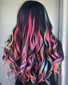 Crazy Hair Colors, Grunge Blonde, Hair Colors Ideas, Blonde Dye, Blonde Streaks, Colour Hair, Cute Hair Colors