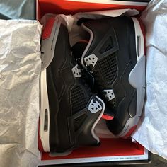 Brand New Jordan 4s My Fiance Didn’t Like Em So She Wanna Sell Em Jordan 4s, Jordan Black, Pinterest Closet, Newest Jordans, Jordans For Men, Jordan Shoes, Me Too Shoes, Athletic Shoes, Men's Shoes