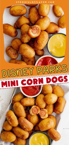 Mini Corn Dogs (Disney Parks), New Year appetizer recipes, Gameday food ideas Corn Dog Batter, Popular Snacks, Hot Dog Recipes, Boat Food, Lake Food, Fair Food Recipes