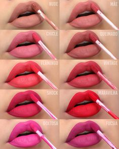 Diy Ponytail Hairstyles, Maybelline Matte Lipstick, Cosmetic Creative, Lip Color Lipstick, Lipstick Kit, Batons Matte, Dark Lipstick, Maybelline Makeup, Lip Swatches