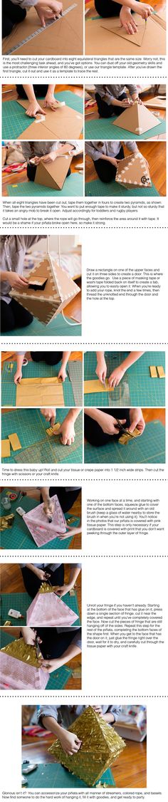 the instructions for how to make an origami boat