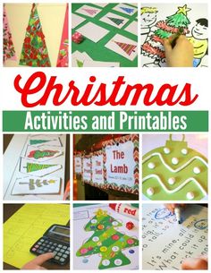 Christmas Activities and Printables - This Reading Mama Homeschool Holidays, Christmas Gift Tags Printable, Christmas Activities For Kids, Boredom Busters, Christmas Break, About Christmas, Holiday Activities