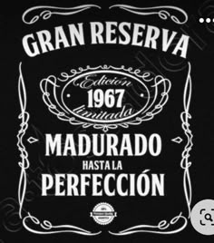 the label for gran reserva, which is made in spain and has been printed on