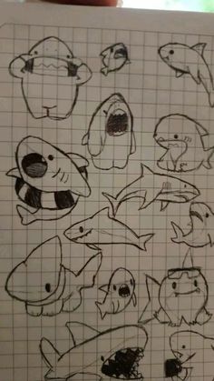 Graph Paper, A Drawing, Different Types, Fish, Drawings, Art