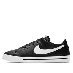 Nike Court Legacy 'Black White' CU4150-002 (SNKR/Skate/Unisex/Low Top) Nike Court Legacy, Black Gums, Low Top, Light Brown, White And Black, Black White, Black And White, Nike, Sneakers