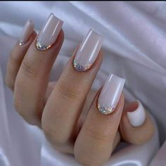 Nail Shapes Square, Silver Glitter Nails, Bold Statements, Easy Nails, Animal Print Nails, Gel Nail Design, Trendy Nail, Sparkly Nails, Types Of Nails