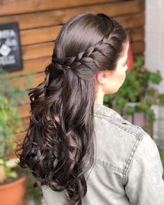 Updo Simple, Hair Style On Saree, Formal Hairstyles For Long Hair, Simple Hair, Open Hairstyles, Front Hair Styles, Bridal Hairstyles