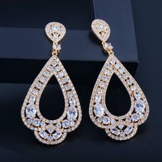 If you re looking for a fine jewelry which looks sepecial, precious stone please consider cubic zirconia earrings /Party Earrings Formal Bridal Earrings With Cubic Zirconia, Formal Cubic Zirconia Bridal Earrings, Glamorous Cubic Zirconia Crystal Earrings As Gift, Exquisite Diamond Accented Earrings For Party, Exquisite Diamond Accent Earrings For Party, Exquisite Earrings With Diamond Accents For Party, Party Crystal Diamond Earrings, Glamorous Round Earrings With Sparkling Stones, Exquisite Diamond-accent Earrings For Party