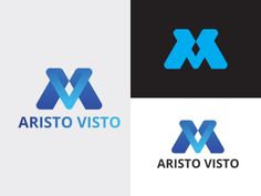 the logo for aristo visito, which is designed to look like an x