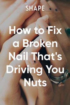 How to Fix a Broken Nail That's Driving You Nuts Red Carpet Manicure Colors, Nail At Home, Peeling Nails, Dip Manicure, Buff Nails, Red Carpet Manicure, Powder Manicure